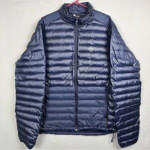 Gill Hydrophobe Portland 650 Down Fill Jacket Men’s 2XL Navy Blue Puffer Quilt